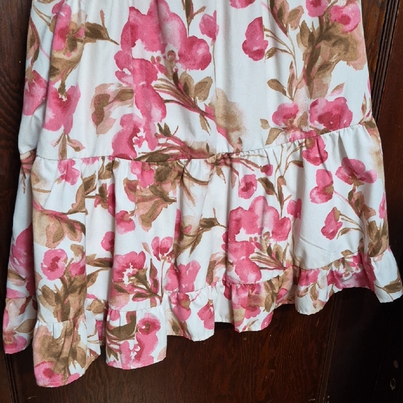 Abercrombie & Fitch Pink Floral Mini Dress - Picture 3 of 6